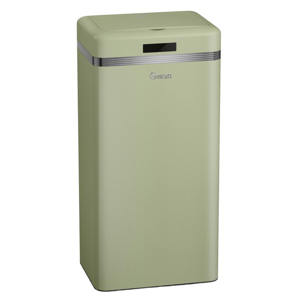 Swan Sensor Prullenbak 45 L Groen