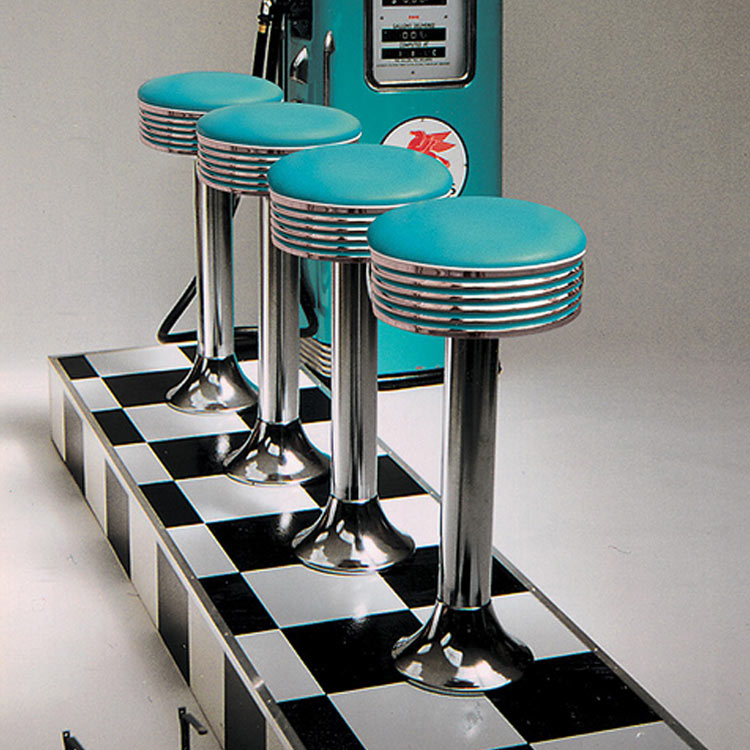 Bel Air Retro Barkruk BS-27-77 Turquoise