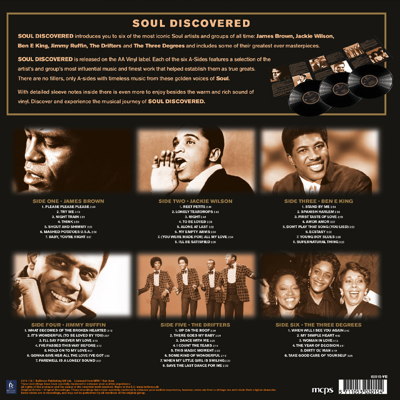 Soul Discovered Collection LP - Het beste van de Soulmuziek op 3 Lp's