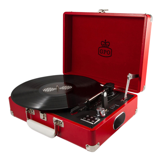 GPO Attache USB platenspeler rood