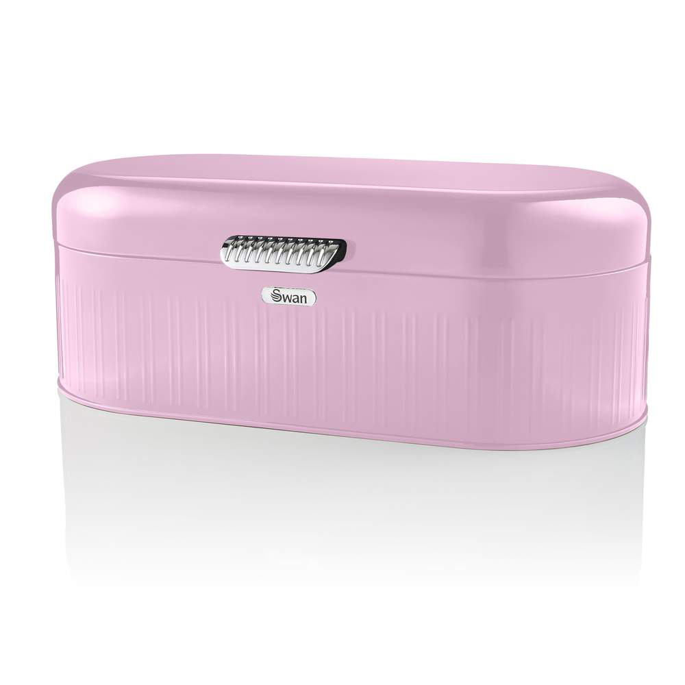 Swan retro broodtrommel roze