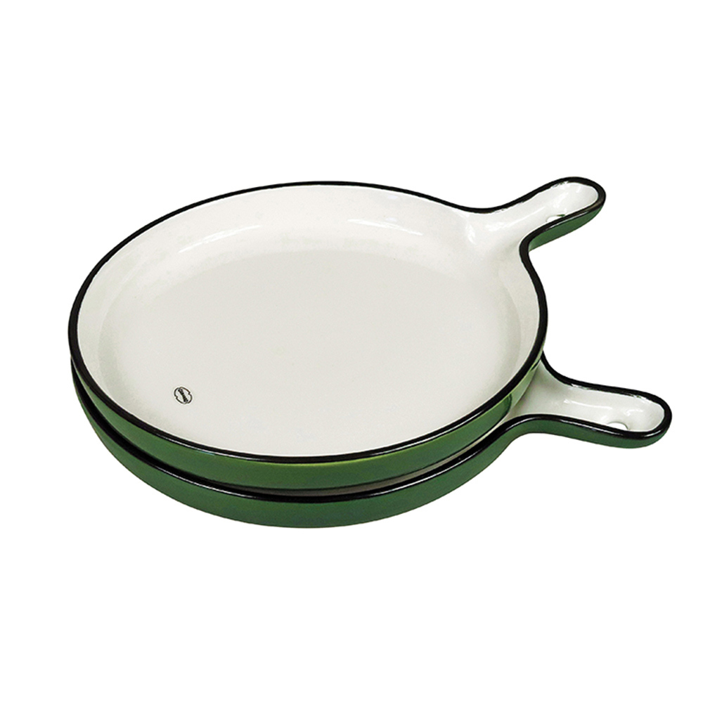 Cabanaz Retro Serveerschaal Set van 2 Pine Green
