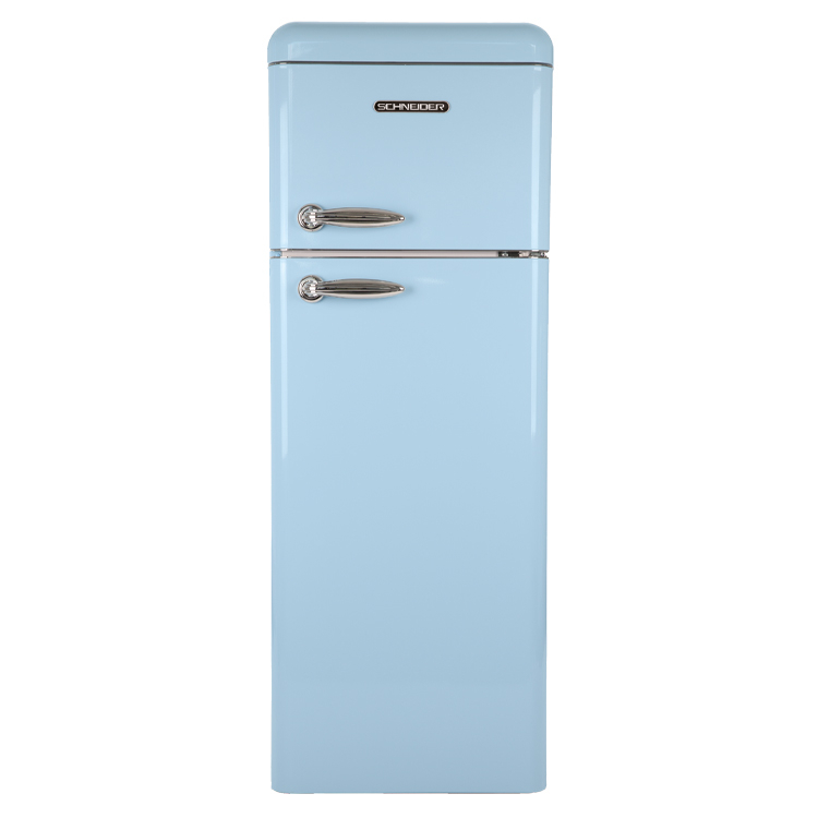 Schneider SCDD 208 V Retro Koelkast Light Blue