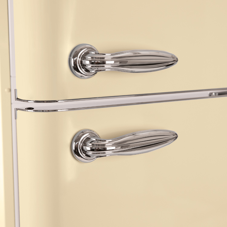Schneider SCDD 208 V Retro Koelkast Creme