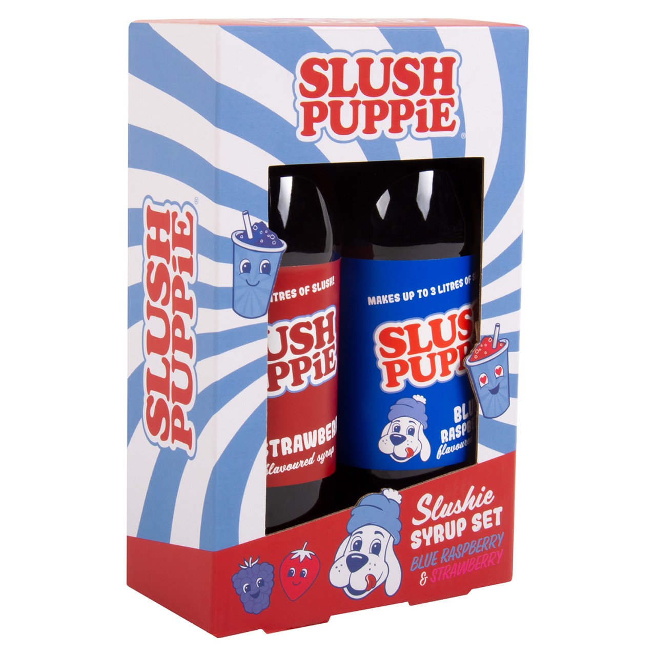 Slush Puppie Syrup Duo Pack (Blue Rasp&Strawberry)