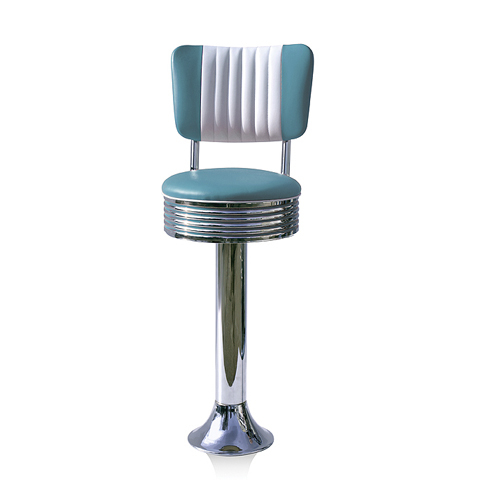 Bel Air Retro Barkruk BS-27-77CB Blauw