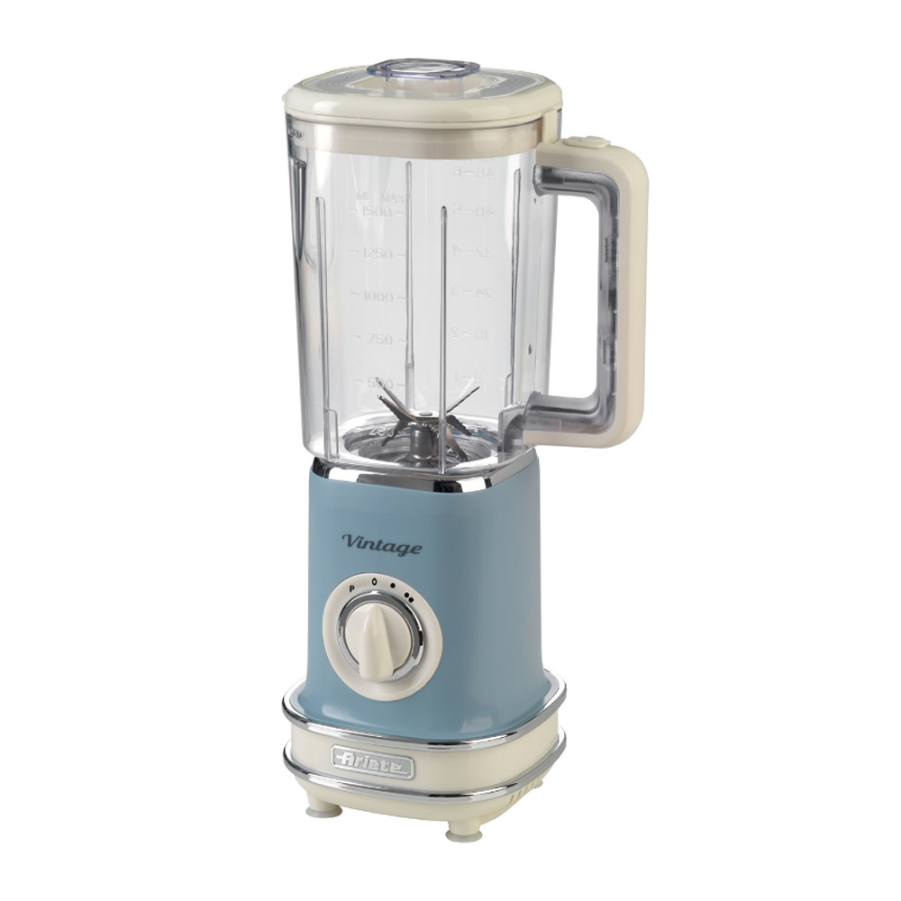 Gezond Kreta Ontvangende machine Ariete 568 Retro Blender Blauw