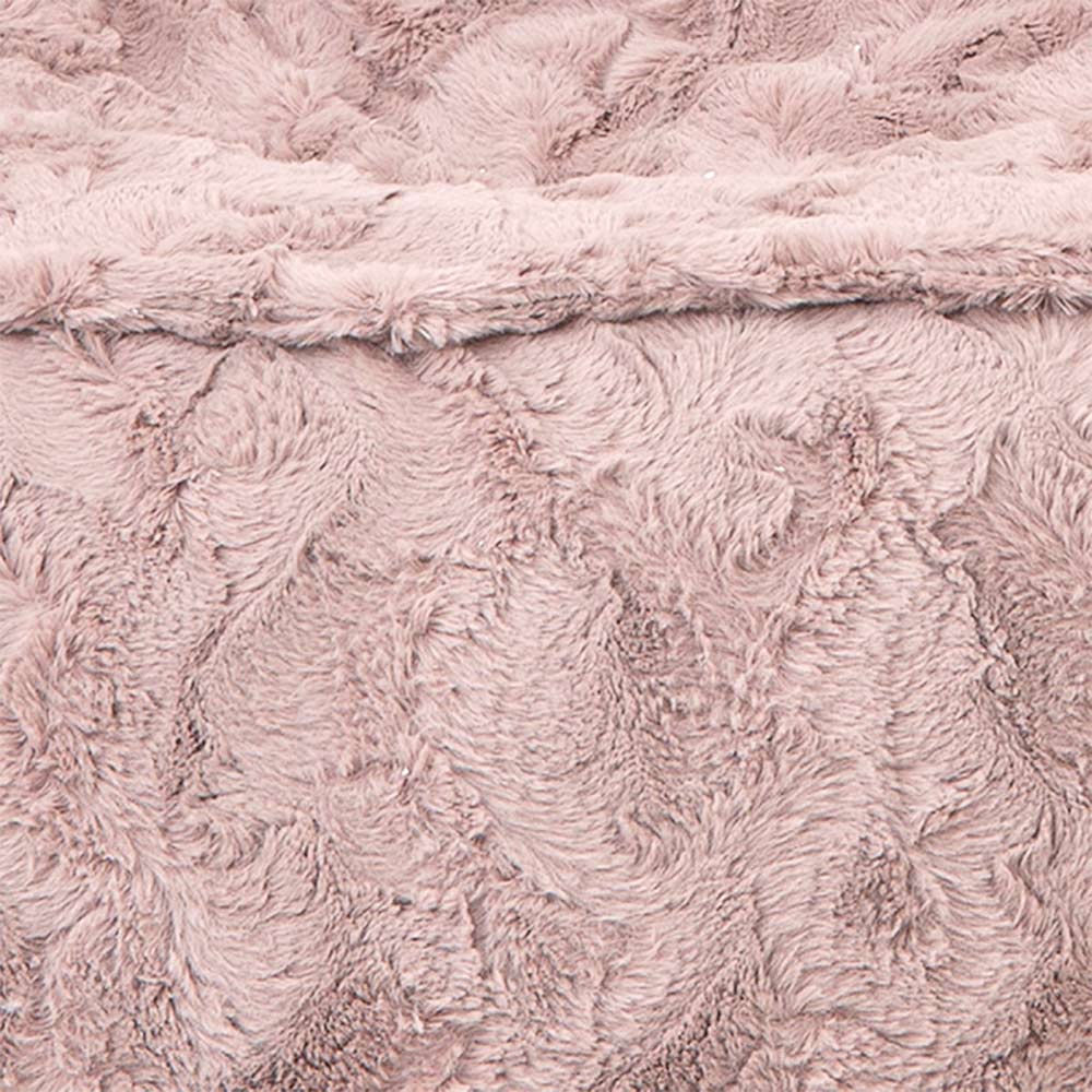Drop & Sit zitzak stoel bont roze junior
