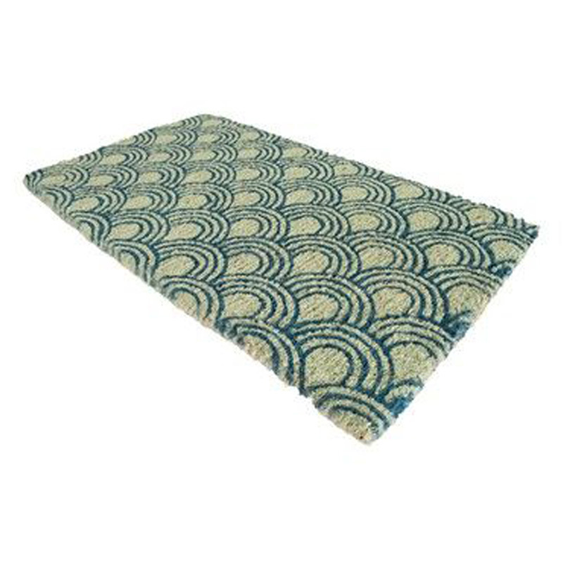 Fisura Deurmat Art Deco - Retro kokosmat met print voor binnen