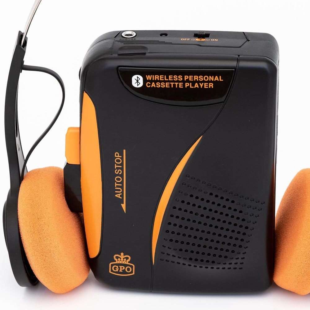 GPO KW938BT Retro Walkman met Draadloze Bluetooth Hoofdtelefoon