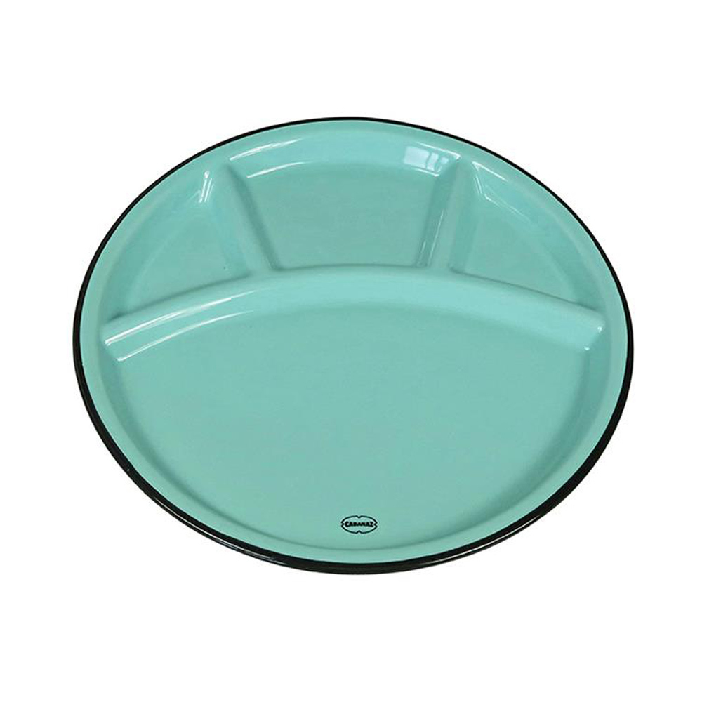 Retro fonduebord 24 cm arctic blue