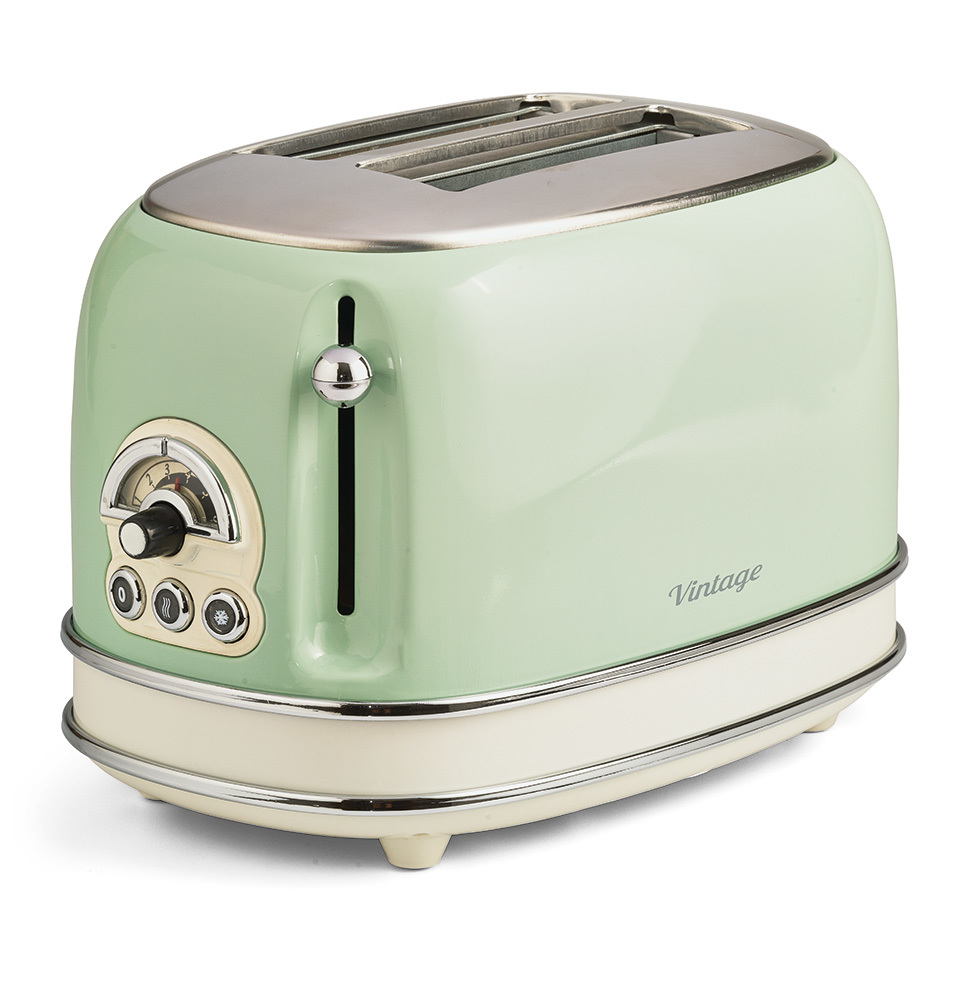 Broodrooster vintage 2 sneden groen