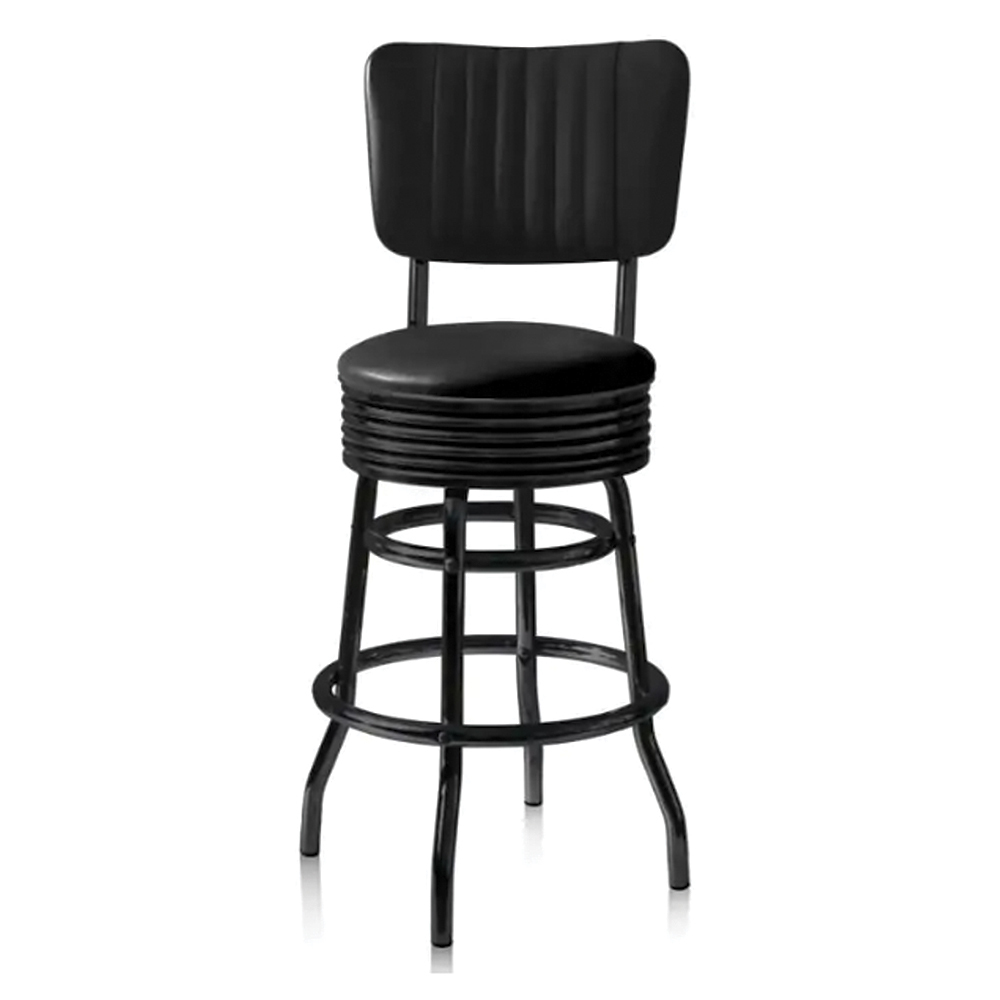 Bel Air Retro Barkruk BS-29-66-CB Full Black