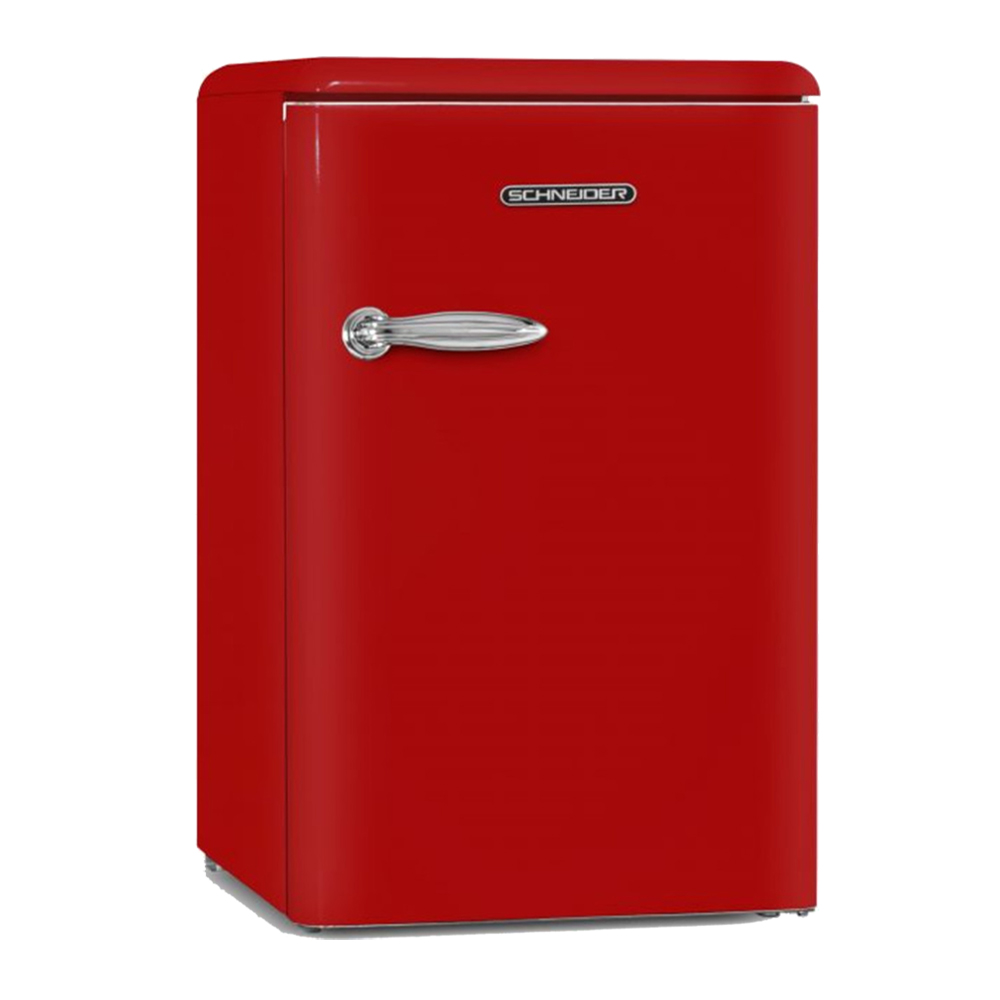 Schneider SCCT 115 VB Retro Tafelmodel Koelkast Rood