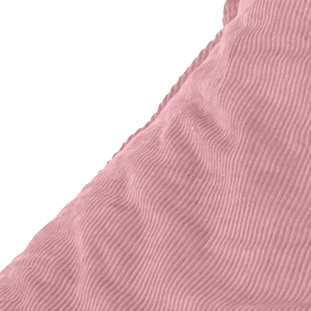 Zitzak stoel ribstof roze junior