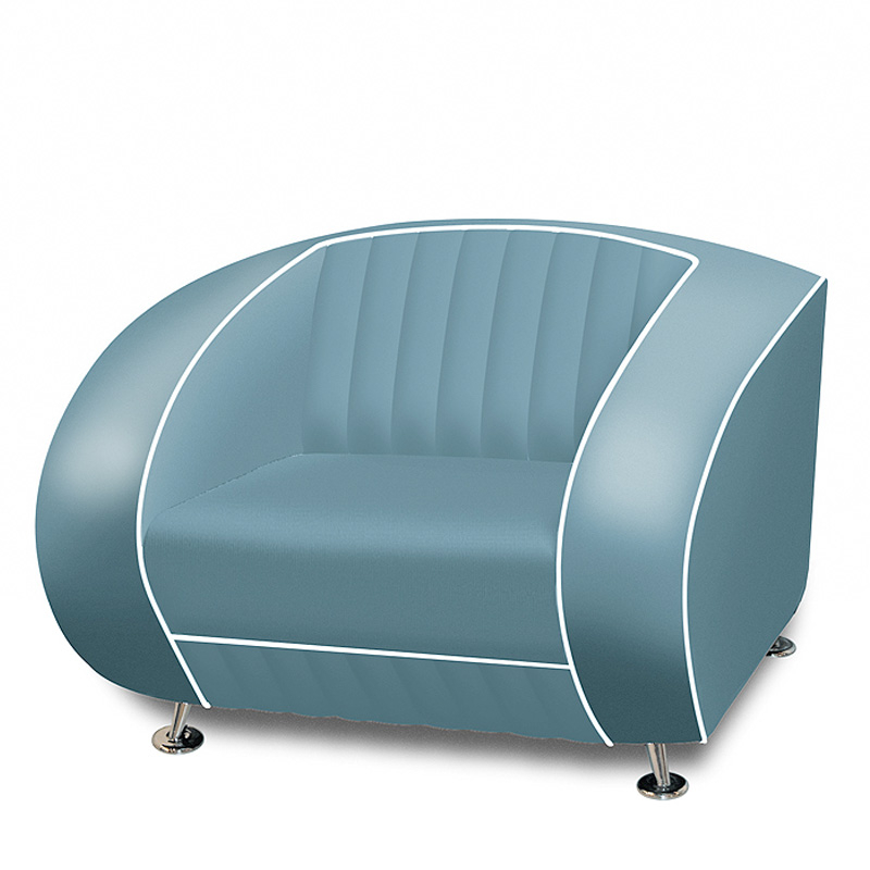 Bel Air Retro Fauteuil SF-01 Blauw