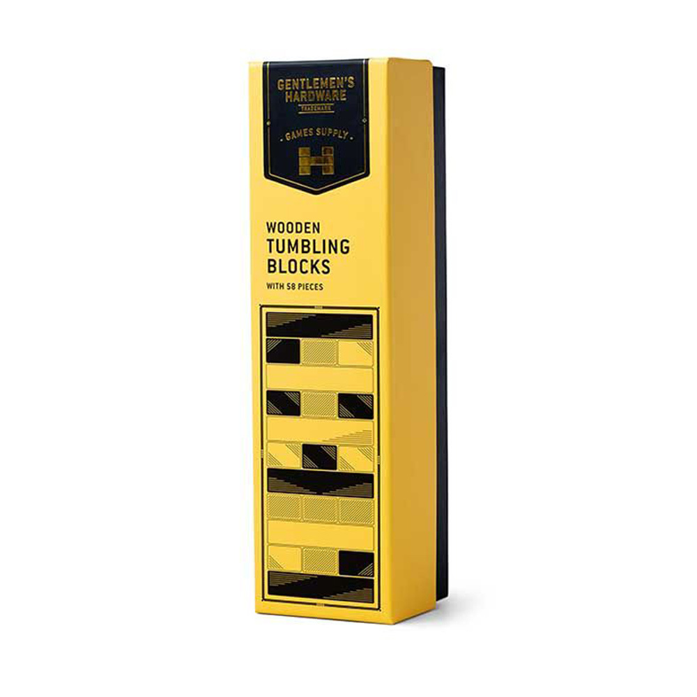 Retro houten blokkentoren