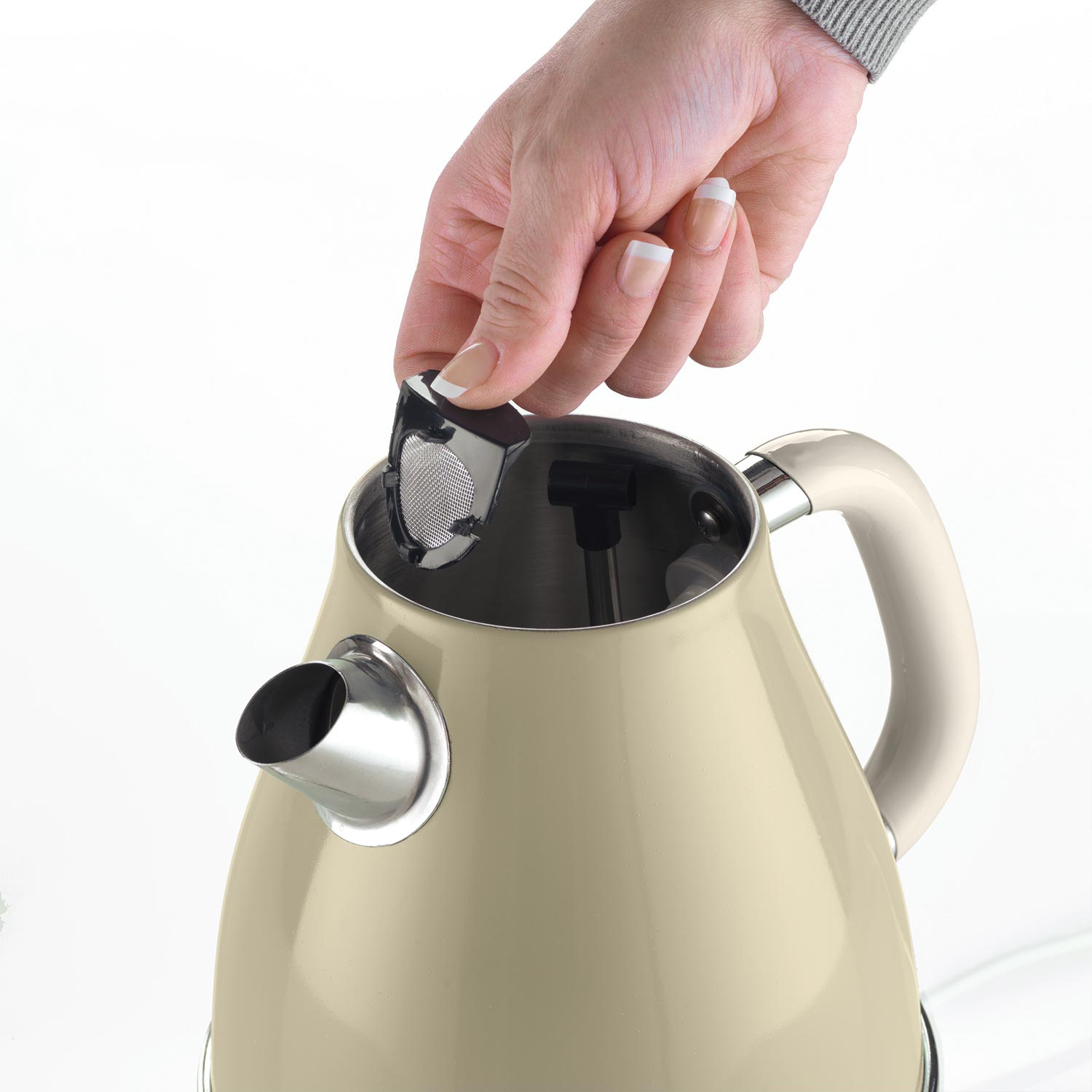 Ariete retro waterkoker 1.7 L Beige