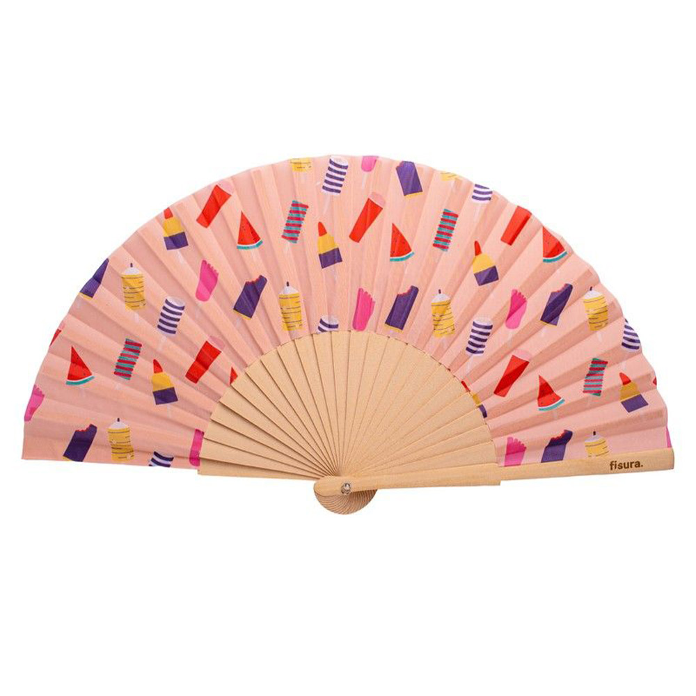 Waaier ice cream Japanse handwaaier