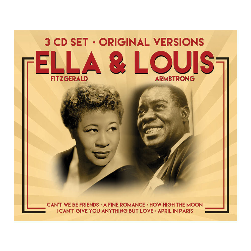 Ella Fritzgerald & Louis Armstrong - CD (Album) | 3 Discs - Met o.a. Summertime & Autumn in New York 