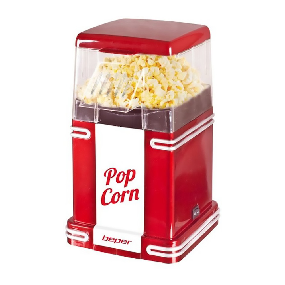 Beper 90.590Y Popcorn Machine Rood