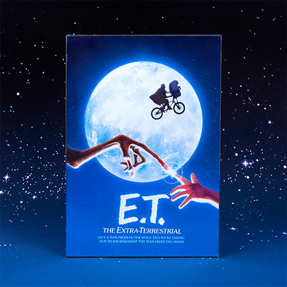 E.T. Movie Poster Light Wandlamp van Fizz Creations - Iconische filmposter met licht