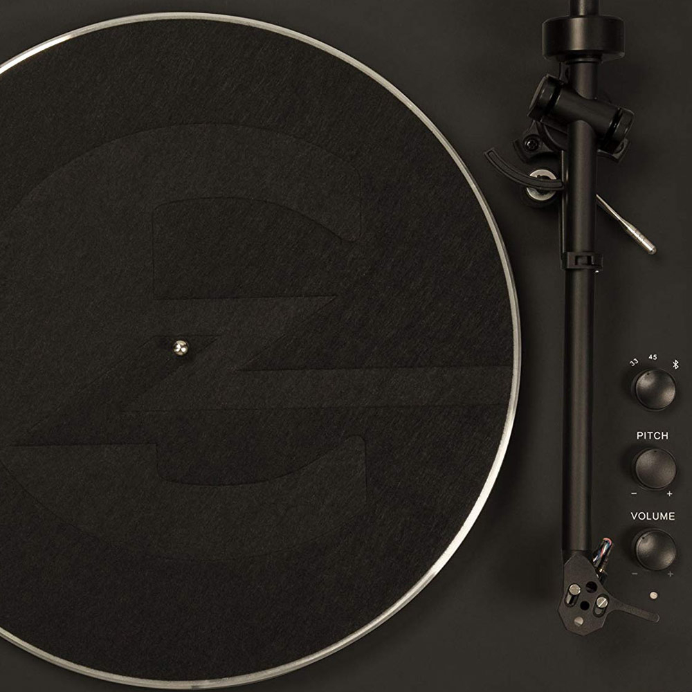 Crosley T150 Retro Platenspeler Bluetooth Zwart met Externe Luidsprekers