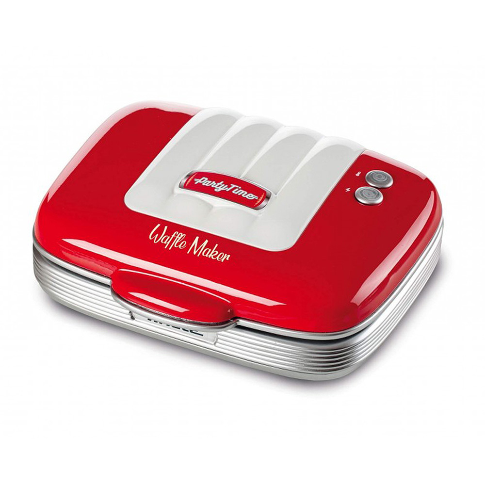 Ariete retro wafelijzer rood