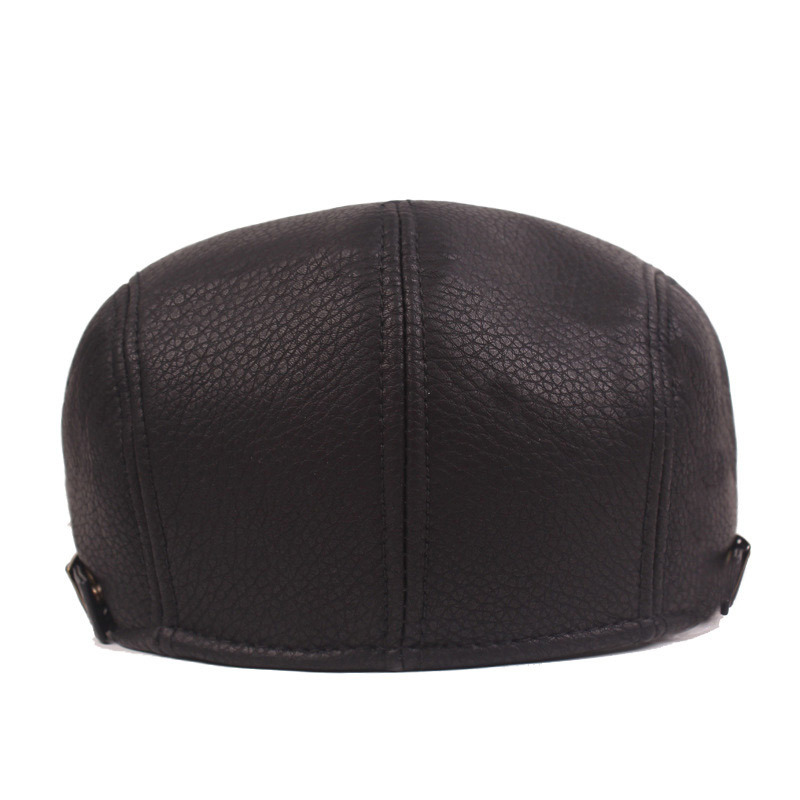 Boston 1928 Flat Cap One-Size Faux Leather