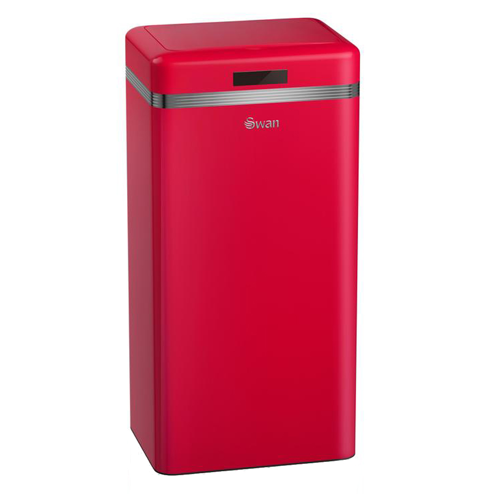 Swan Sensor Prullenbak 45 L Rood