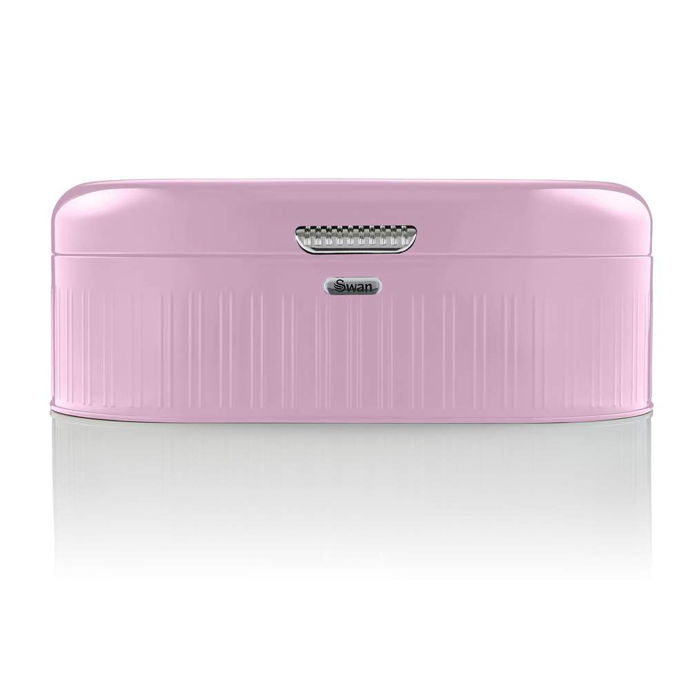 Swan retro broodtrommel roze