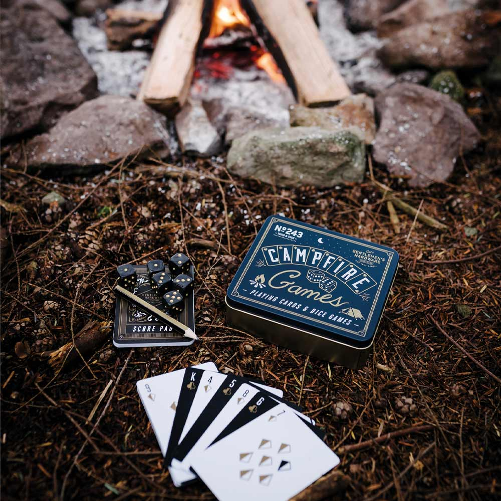 Gentlemen's Hardware Retro Campfire Games Dobbel & Kaartspel