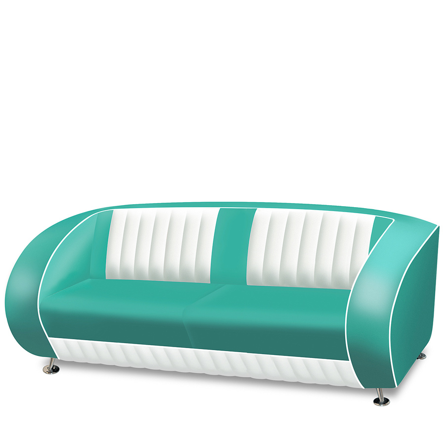 ga zo door Volg ons Maestro Bel Air Retro Bank SF-02CB Turquoise