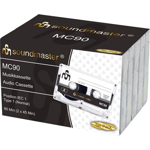 Soundmaster MC905P Cassettebandje Recording Tape 90 min