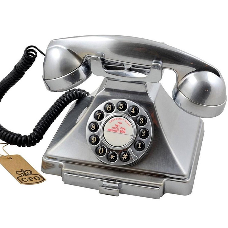 Retro telefoon chroom