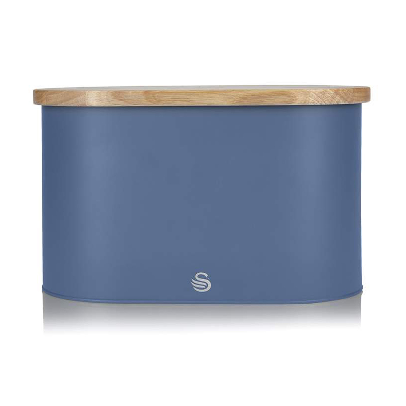 Retro broodtrommel blauw