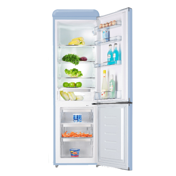 Schneider SCCB 250 V Retro Koelkast Light Blue 2e kans