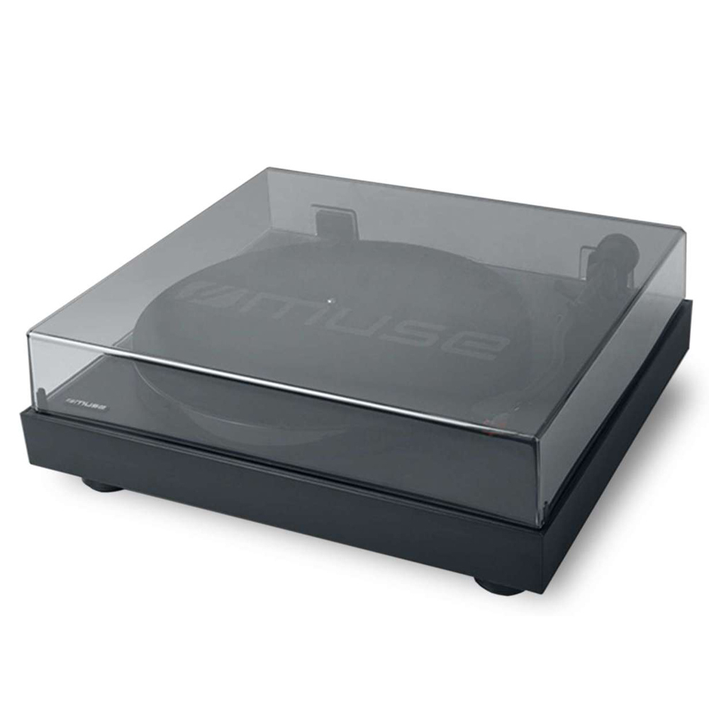 Muse MT-105B retro platenspeler zwart 