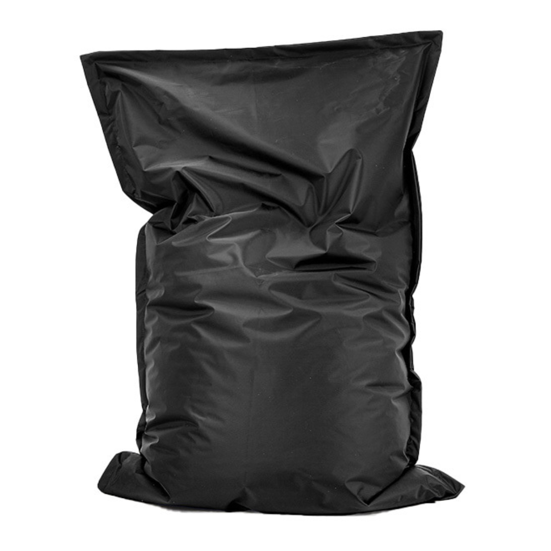 Drop&Sit zitzak, zwart, voor binnen en buiten, 100 x 150 cm