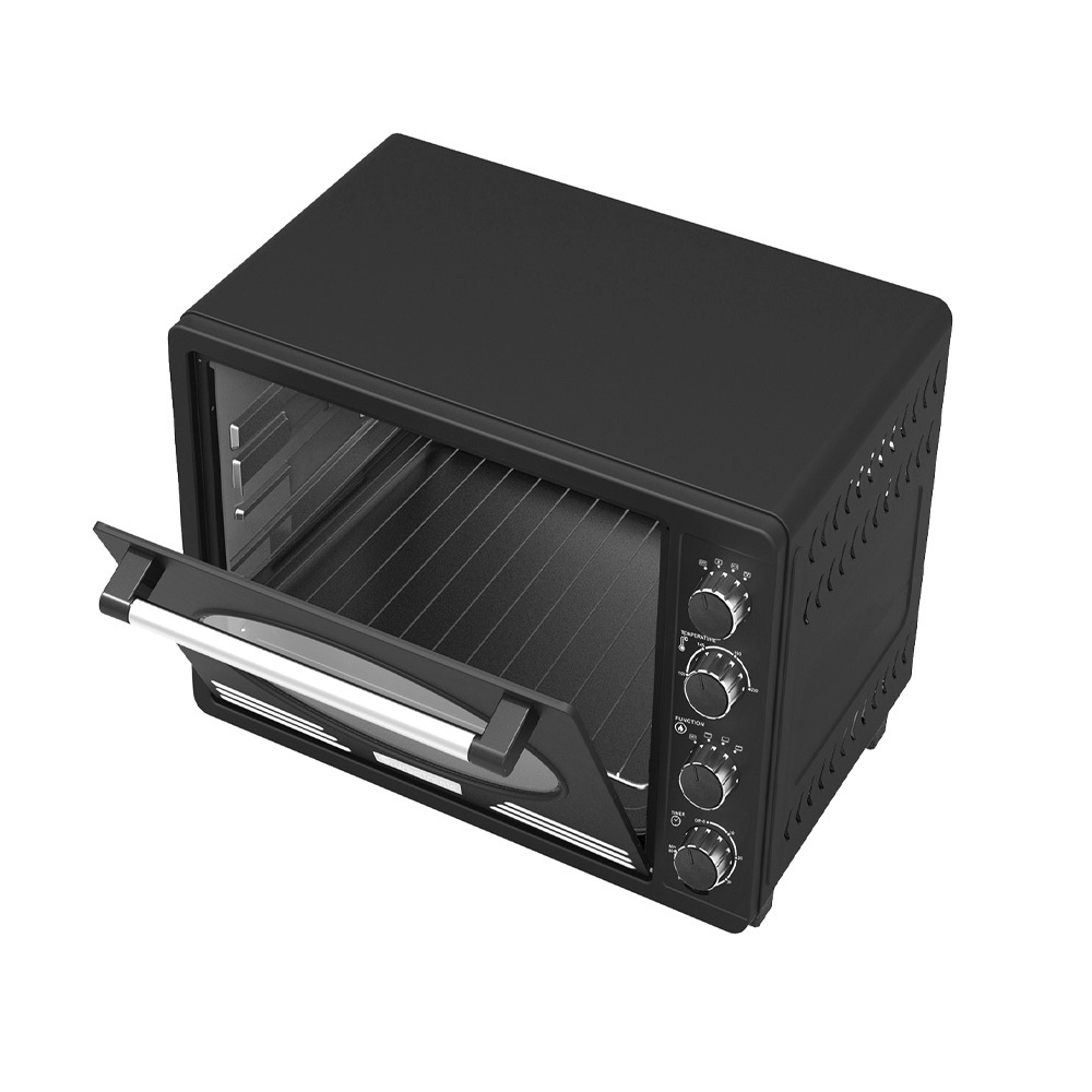 Retro mini oven 35 L zwart