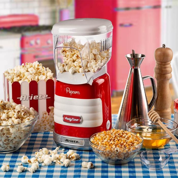 Popcornmachine rood