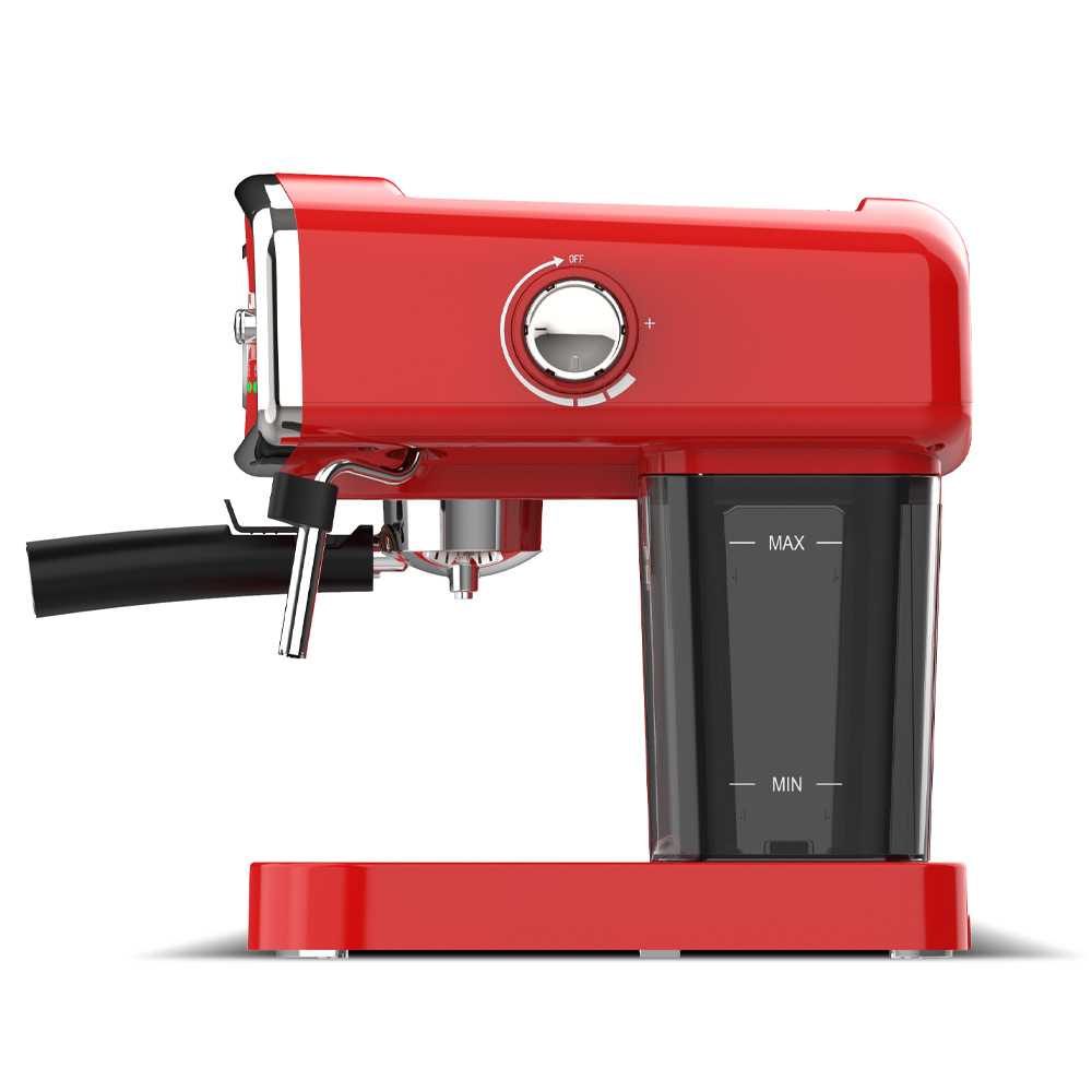 TurboTronic ZEspresso TT-CM22 Retro Espressomachine Rood TurboTronic ZEspresso TT-CM22 Retro Espressomachine Rood