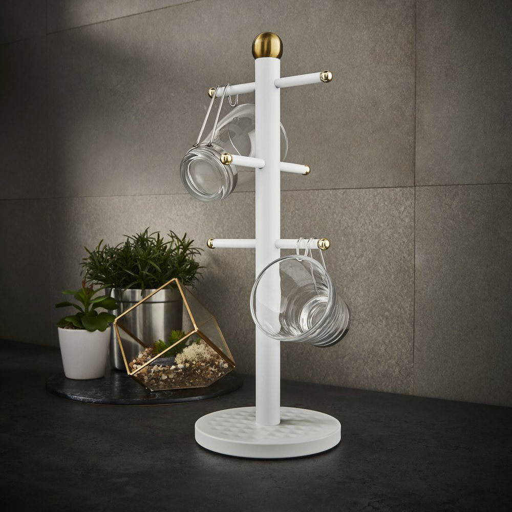 Swan retro kopjeshouder wit