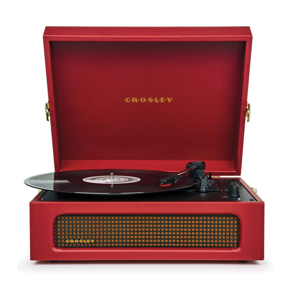Crosley Voyager Retro Platenspeler Burgundy