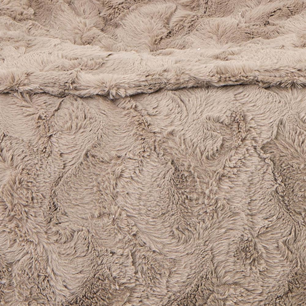 Drop & Sit zitzak stoel bont beige junior