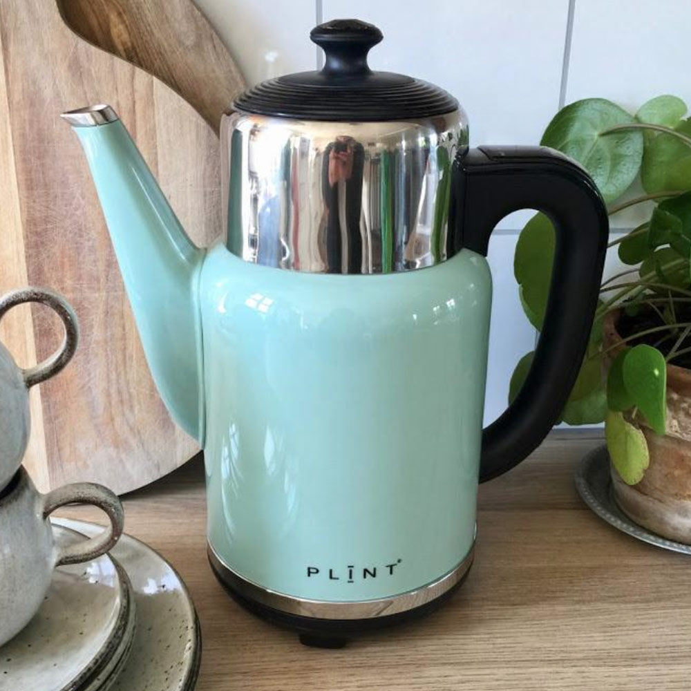 Plint retro waterkoker 1.7 liter mint