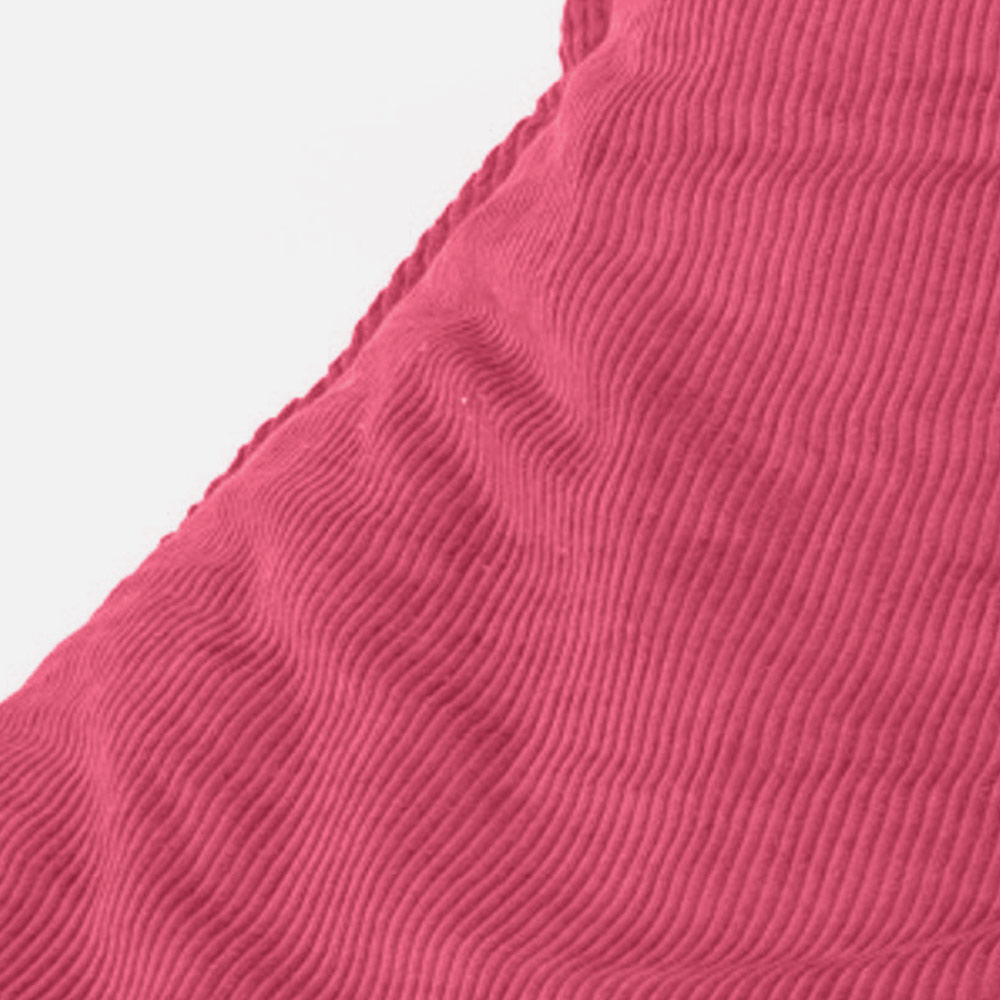 Zitzak stoel ribstof fuchsia 100x80cm