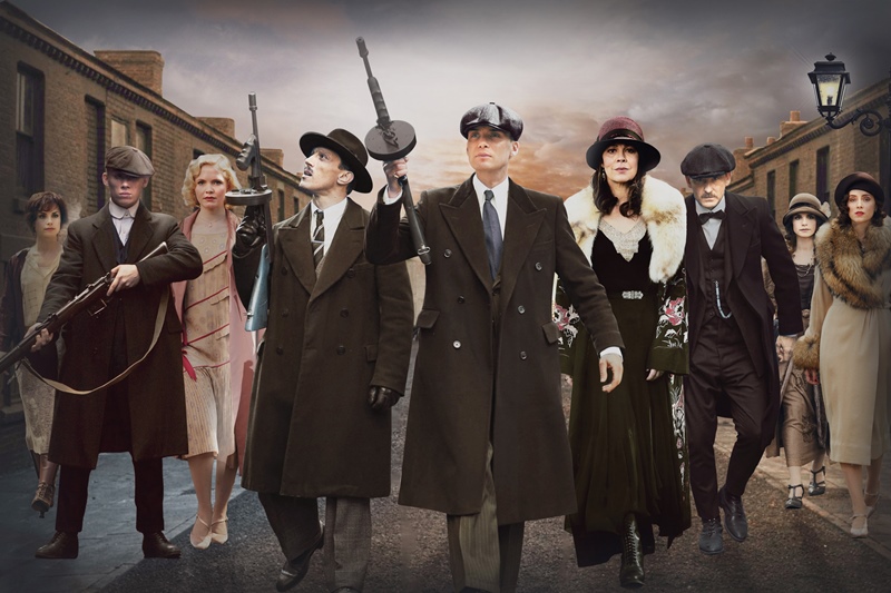 Glasschilderij Peaky Blinders Legacy | horizontaal | 120x80