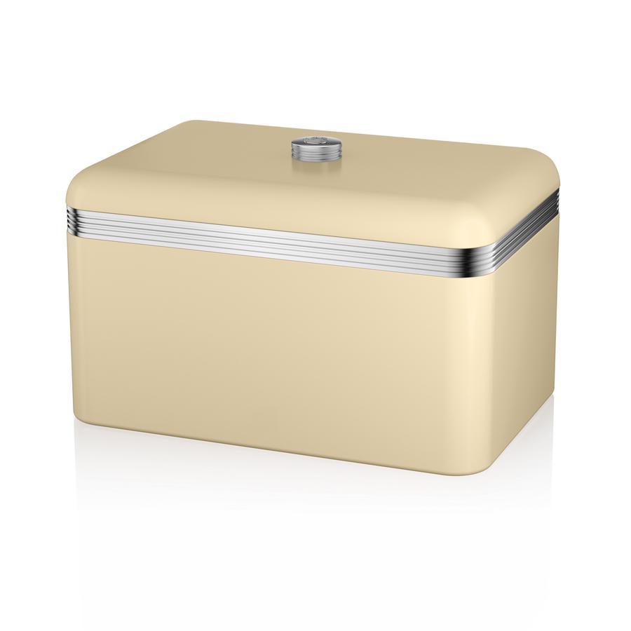 Swan retro broodtrommel creme