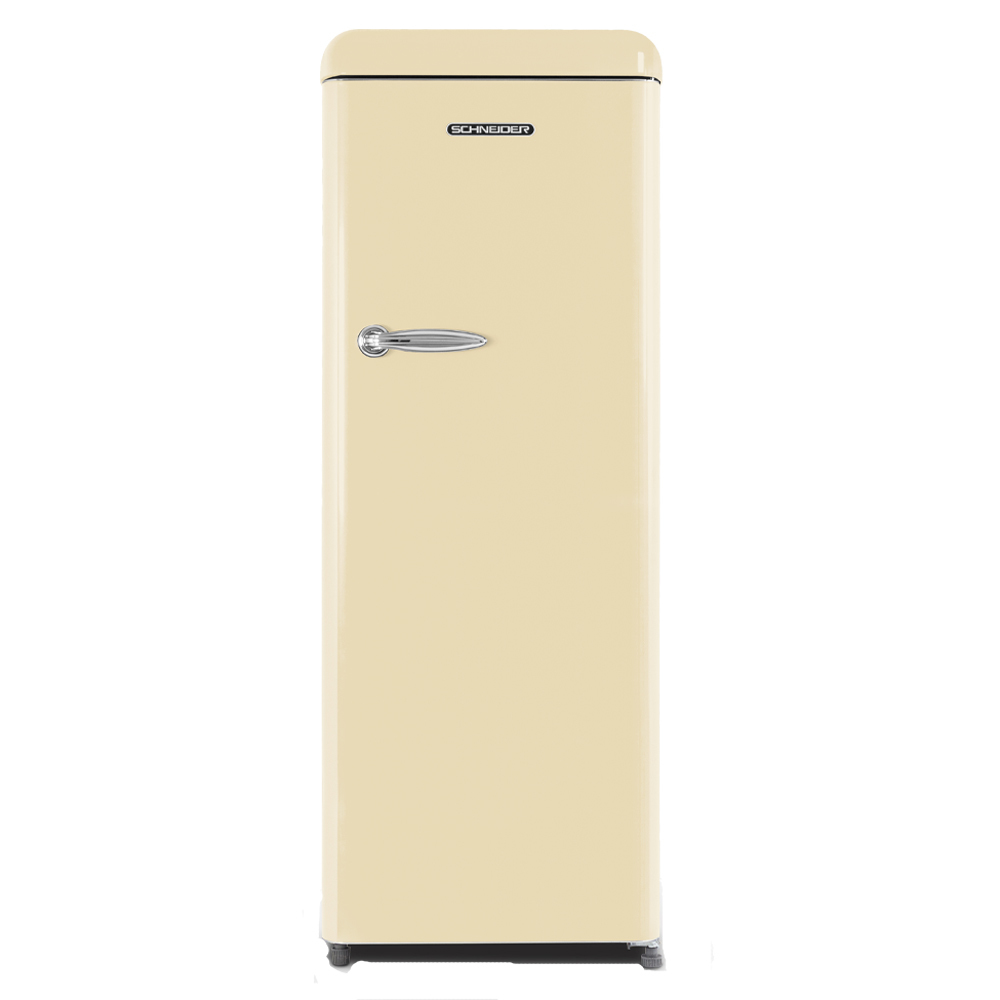 Schneider SCCL 222 Retro Koelkast Creme - Retro Amerikaanse koelkast met vriesvak